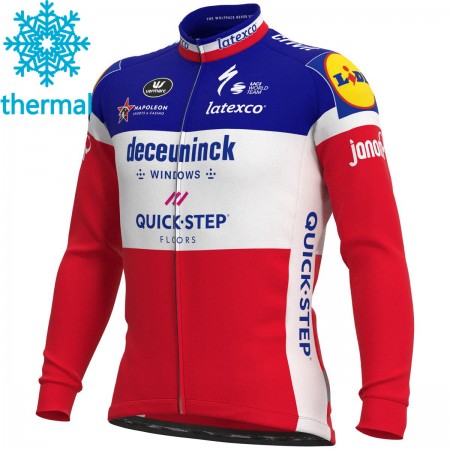 Cykeltrøje 2021 Deceuninck-Quick-Step Viter Thermal Fleece N001
